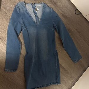 Betsey Johnson Indigo Long Sleeve Dress